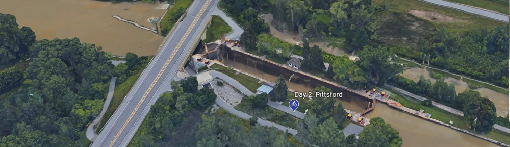 Cycle the Erie Canal via Google Earth