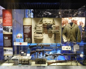 The kind of gear a soldier in Europe wore. The same weapons were used everywhere.